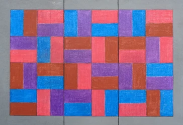 Triptyque carrelé, 20-20