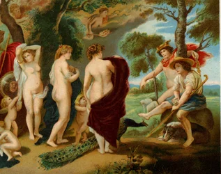 Jugement de Paris (chromolithographie)