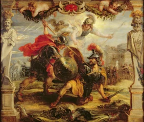 Achille vainquant Hector, 1630-32