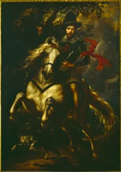 Portrait de Giovanni Carlo Doria à cheval
