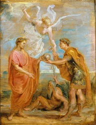 Constantius désigne Constantin comme son successeur