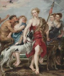 Diane et ses nymphes partant à la chasse, vers 1615