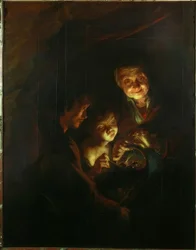 La Vieille avec le brasero