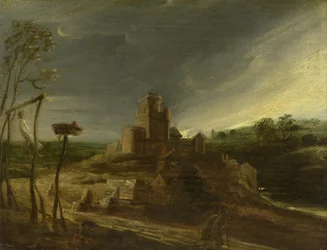Le paysage avec le gibet