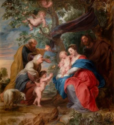 La Sainte Famille sous un pommier. Vers 1632