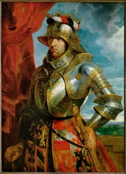 Empereur Maximilien Ier, vers 1618 (peinture sur bois de chêne)
