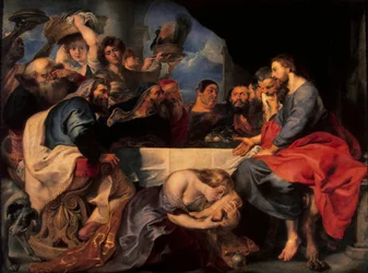 Festin dans la maison de Simon le Pharisien, vers 1620