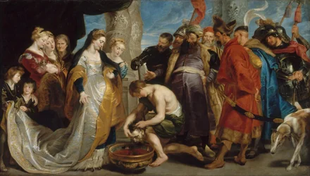 La tête de Cyrus apportée à la reine Tomyris