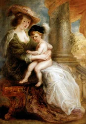 Hélène Fourment avec son fils Francis, 1635