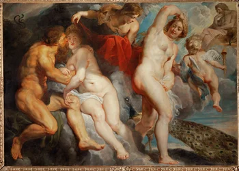 Ixion, Roi des Lapithes, trompe par Junon (painting on canvas)