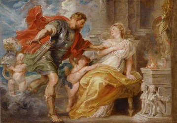 Mars et Rhéa Silvia, vers 1616-1617