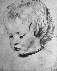 Nicholaas Rubens portant un collier de corail