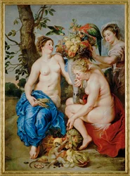 P. P. Rubens et Frans Snyders (peinture sur toile)