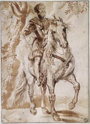 Portrait du duc de Lerma à cheval