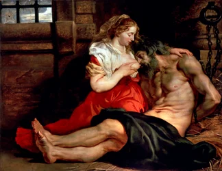 Charité romaine, vers 1612