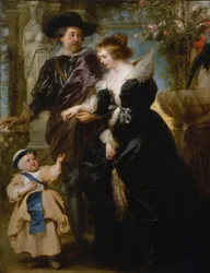 Rubens, sa femme Helena Fourment et leur fils Frans, c.1635