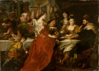 Salomé avec la tête de saint Jean pendant le festin