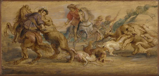 Étude pour "La chasse à l