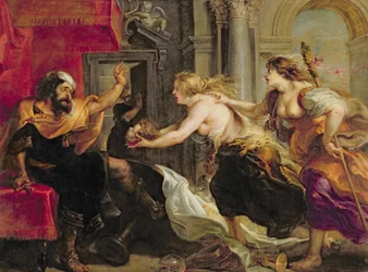 Térée confronté à la tête de son fils Itylus, 1637