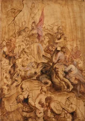 La montée au Calvaire. Le portement de croix