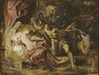 La capture de Samson, 1609-10