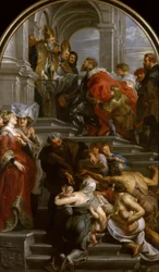 La Conversion de saint Bavon, 1623-1624