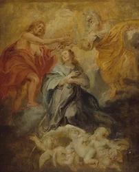 Le Couronnement de la Vierge, ca. 1632-33.