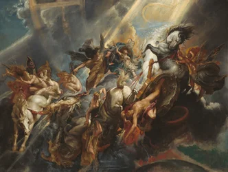 La Chute de Phaéton, vers 1604-1605, probablement retravaillé vers 1606-1608