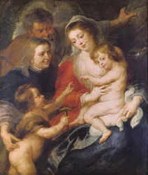 La Sainte Famille avec Sainte Élisabeth et l