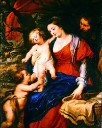 La Sainte Famille avec l