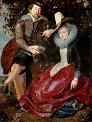 La tonnelle de chèvrefeuille, vers 1609