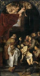 La dernière communion de saint François, 1619