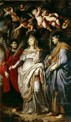 Les Saints Domitilla, Nérée et Achillée, 1608