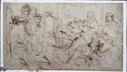 Tomyris avec la tête de Cyrus (verso)