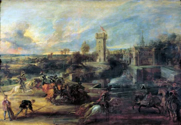 Tournoi devant le château de Steen, 1635-1637