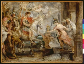 Entrée triomphale de Constantin à Rome
