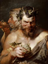Deux satyres, vers 1617-1618