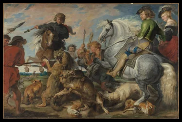 Chasse au loup et au renard
