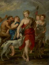 Diane et ses nymphes à la chasse, 1627-8