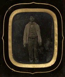Homme avec Seau et Pinceau, fin des années 1850-60