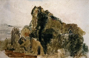 Une abbaye en ruine