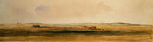 Récolte dans les Wolds du Lincolnshire