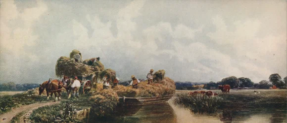 Canal romain, Lincolnshire, vers 1840