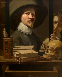 Portrait de vanité du peintre
