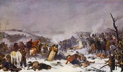 La bataille de Losmine (lithographie couleur)