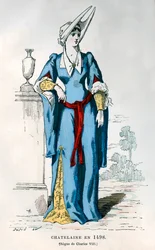 Dame du manoir du temps de Charles VIII de France, 1498 1882-1884