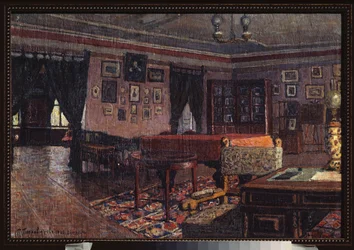 Le salon dans la maison de Peter Ilich Tchaikovsky