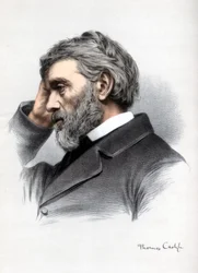 Thomas Carlyle, essayiste, satiriste et historien écossais, vers 1890