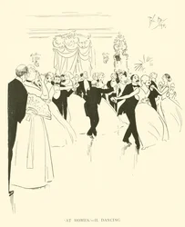 Caricature de Phil May, des années 1890