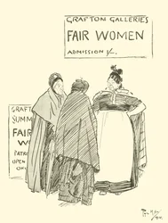 Caricature de Phil May, des années 1890